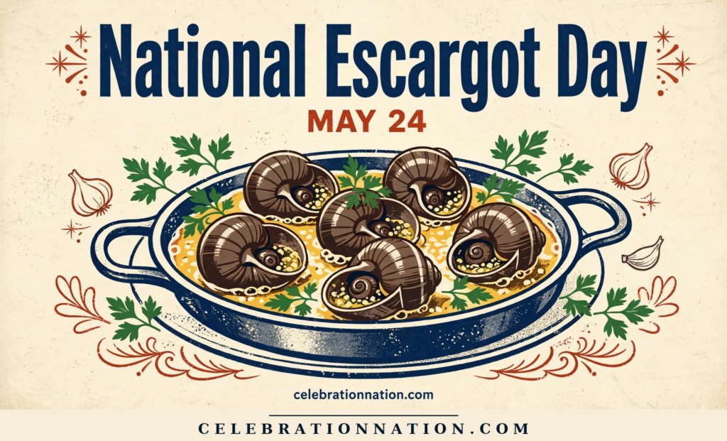 National Escargot Day poster