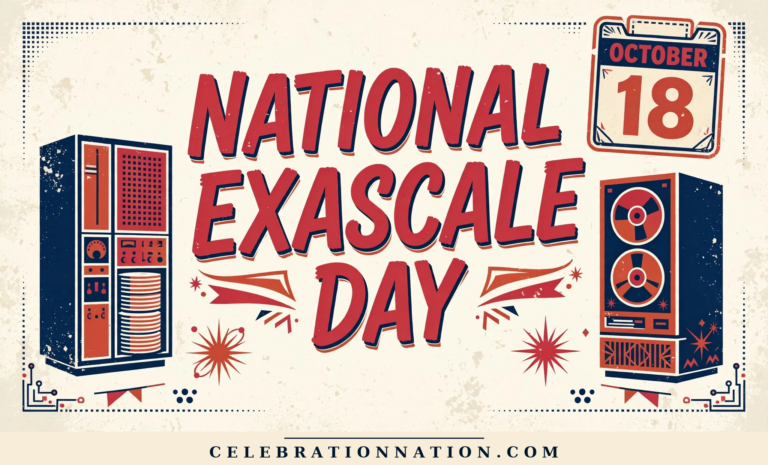National Exascale Day poster