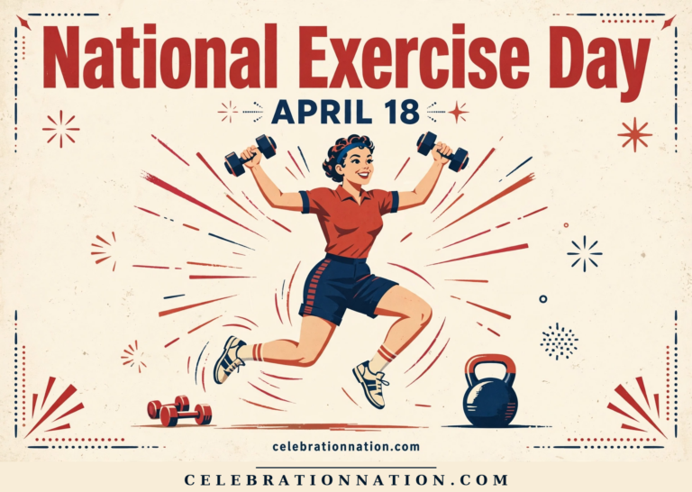 National Exercise Day poster