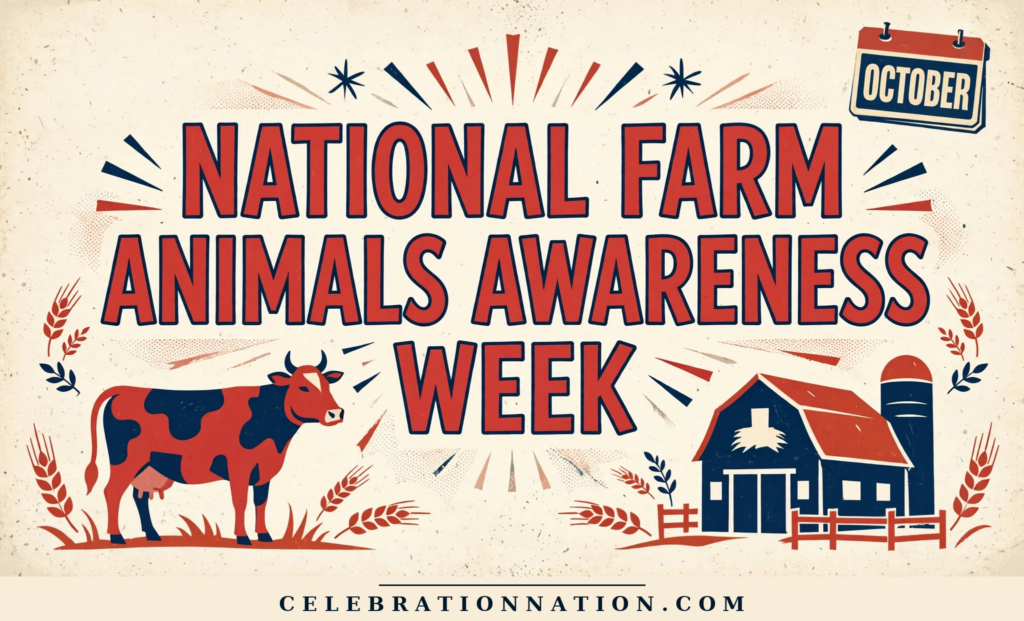 National Farm Animals Awareness Week poster