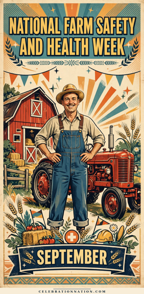 National Farm Safety and Health Week poster