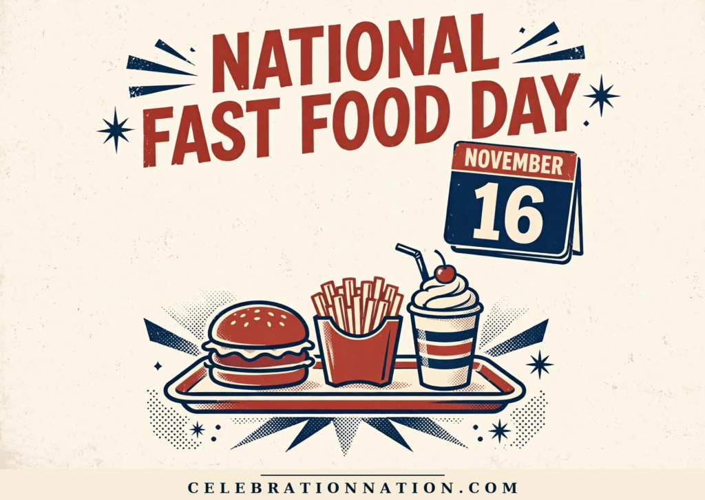 National Fast Food Day poster