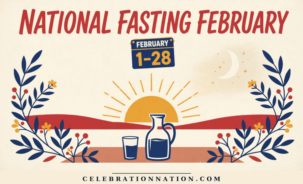 National Fasting February poster