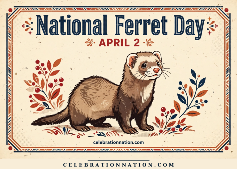 National Ferret Day poster