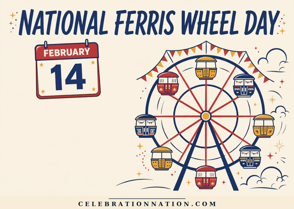 National Ferris Wheel Day poster
