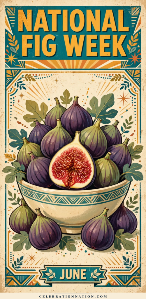 National Fig Week poster