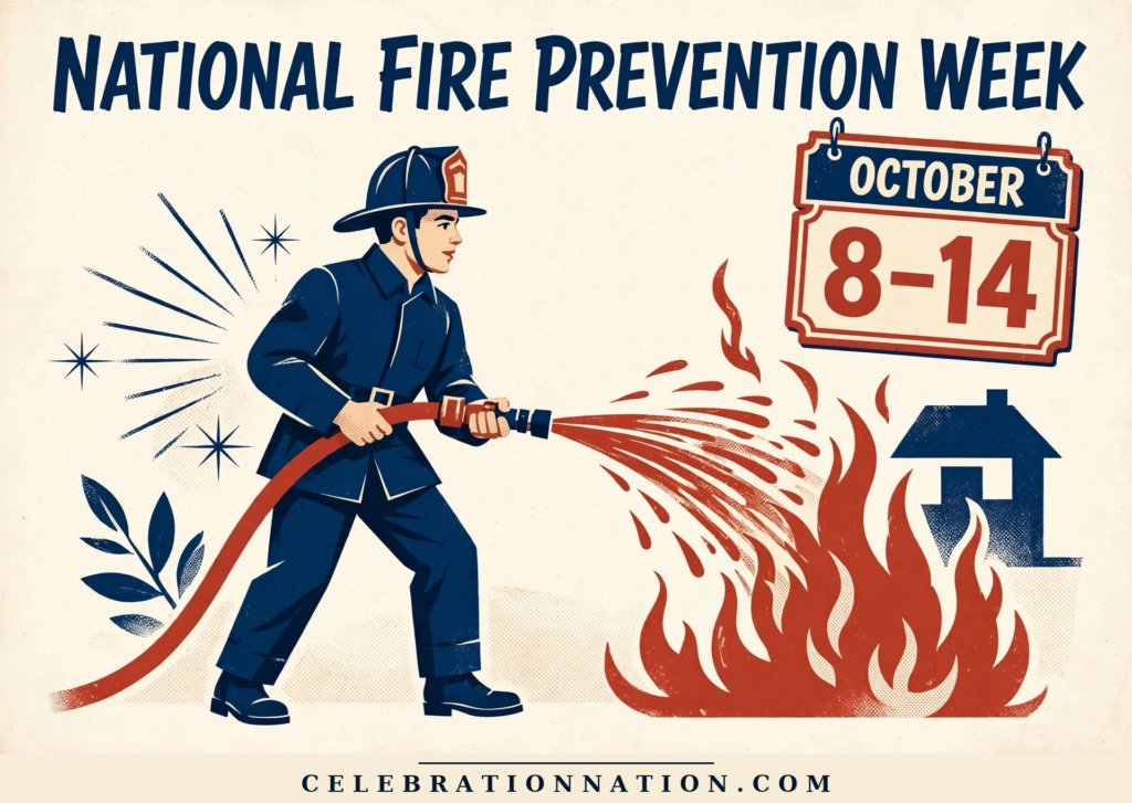 National Fire Prevention Week poster