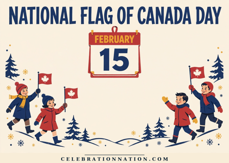 National Flag of Canada Day poster