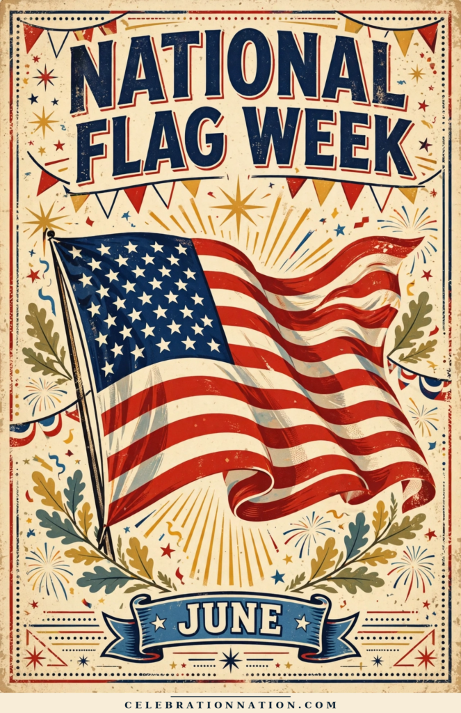National Flag Week poster