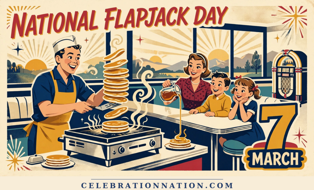 National Flapjack Day poster
