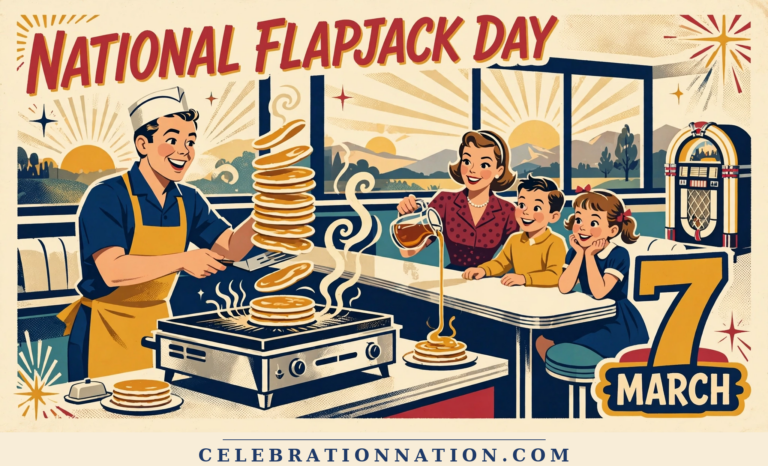 National Flapjack Day poster