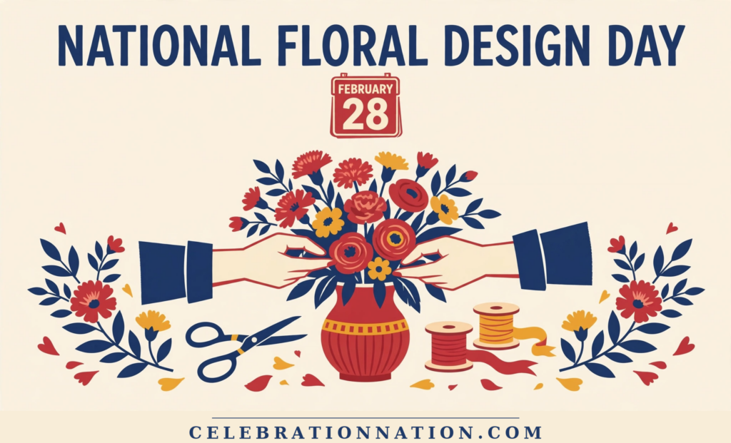 National Floral Design Day poster
