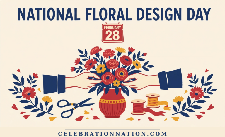 National Floral Design Day poster
