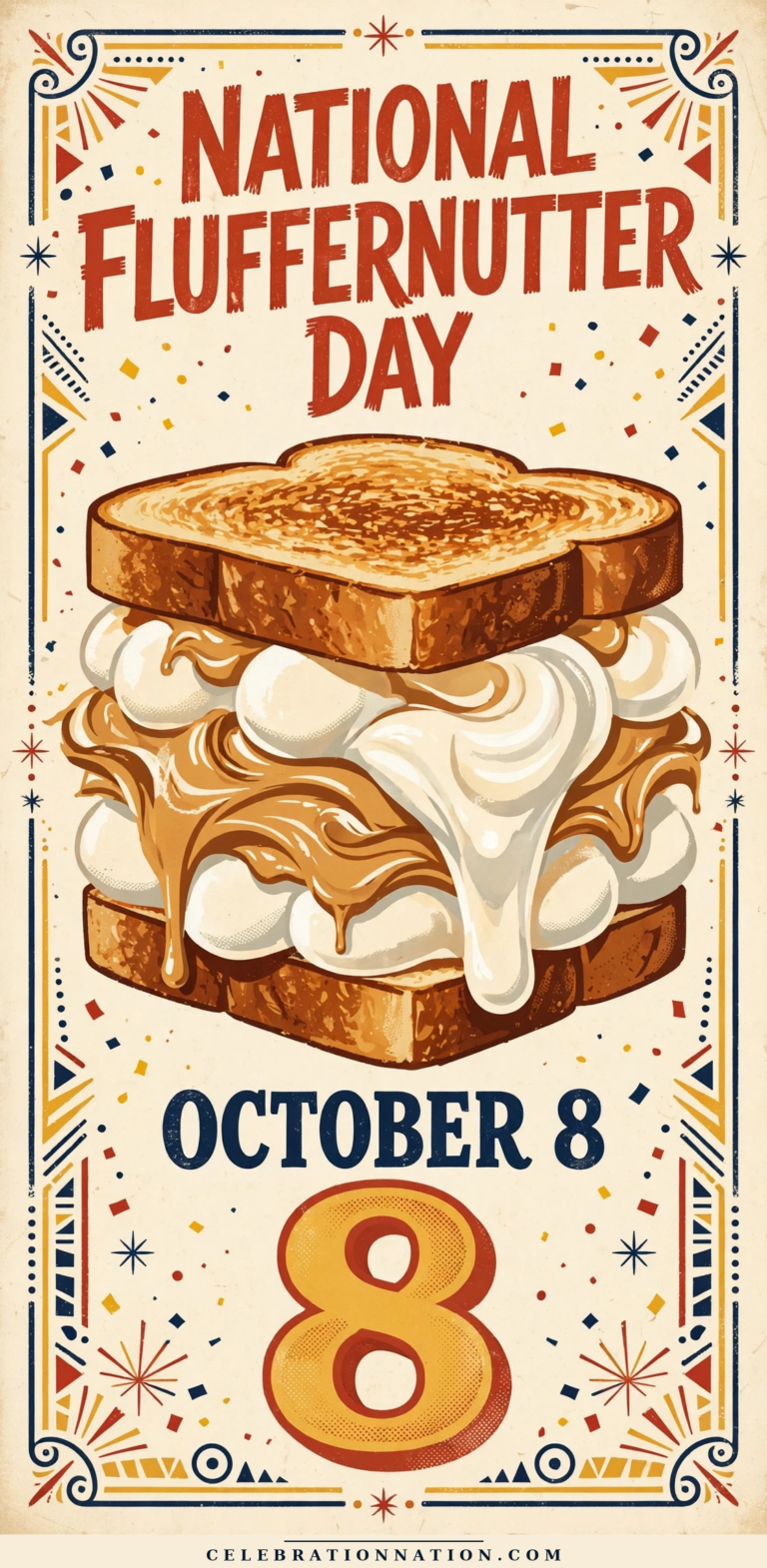 National Fluffernutter Day poster
