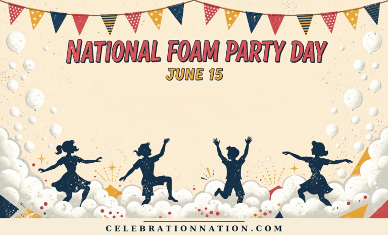 National Foam Party Day poster