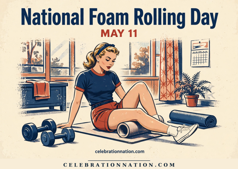 National Foam Rolling Day poster