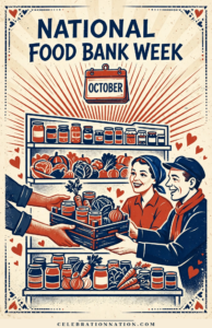 National Food Bank Week illustration, First week of October