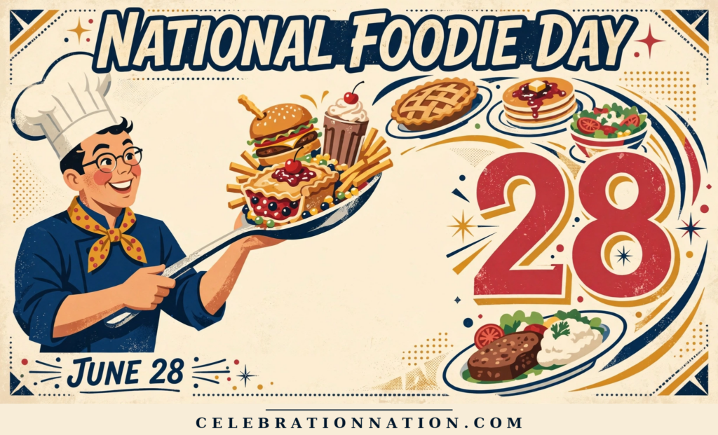 National Foodie Day poster