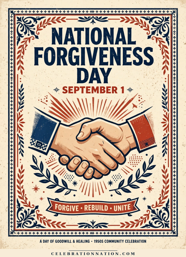 National Forgiveness Day poster