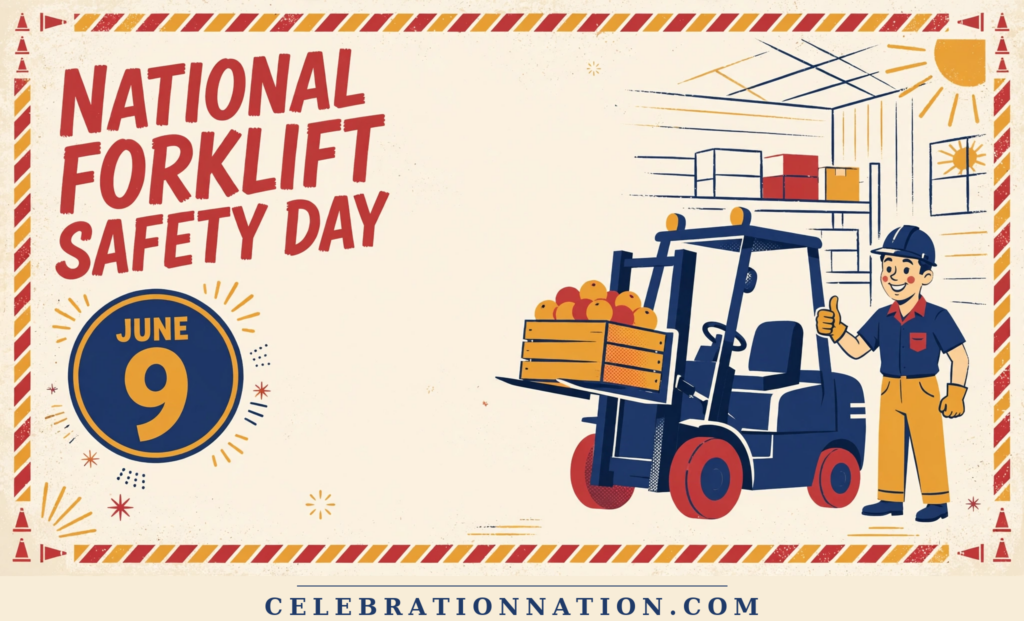 National Forklift Safety Day poster
