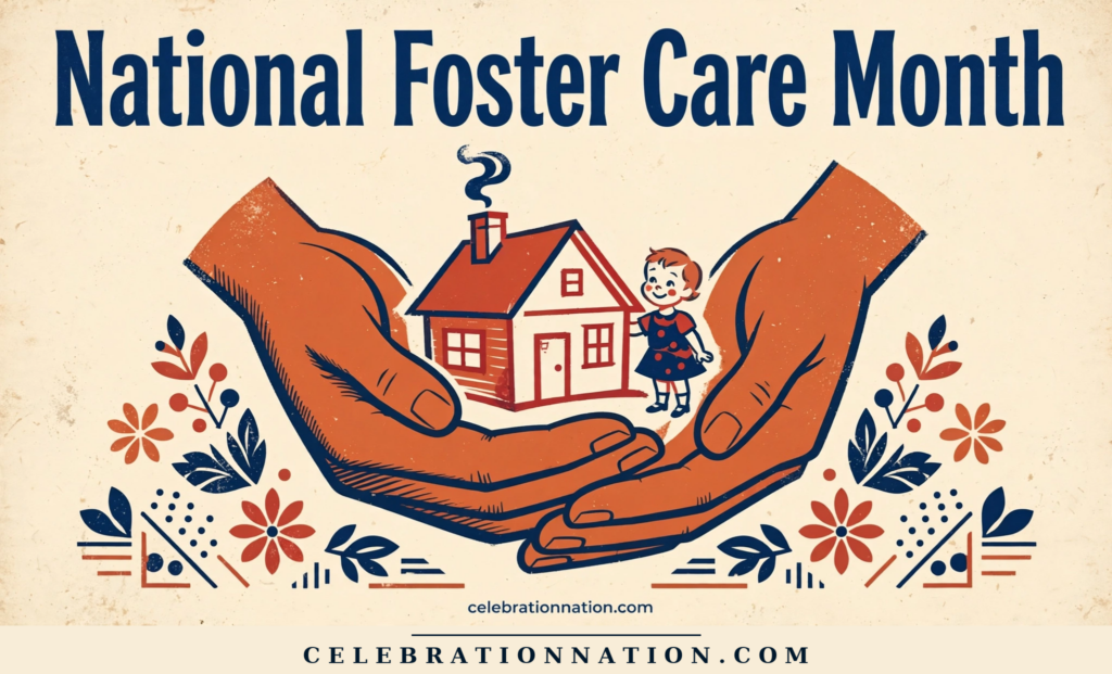 National Foster Care Month poster