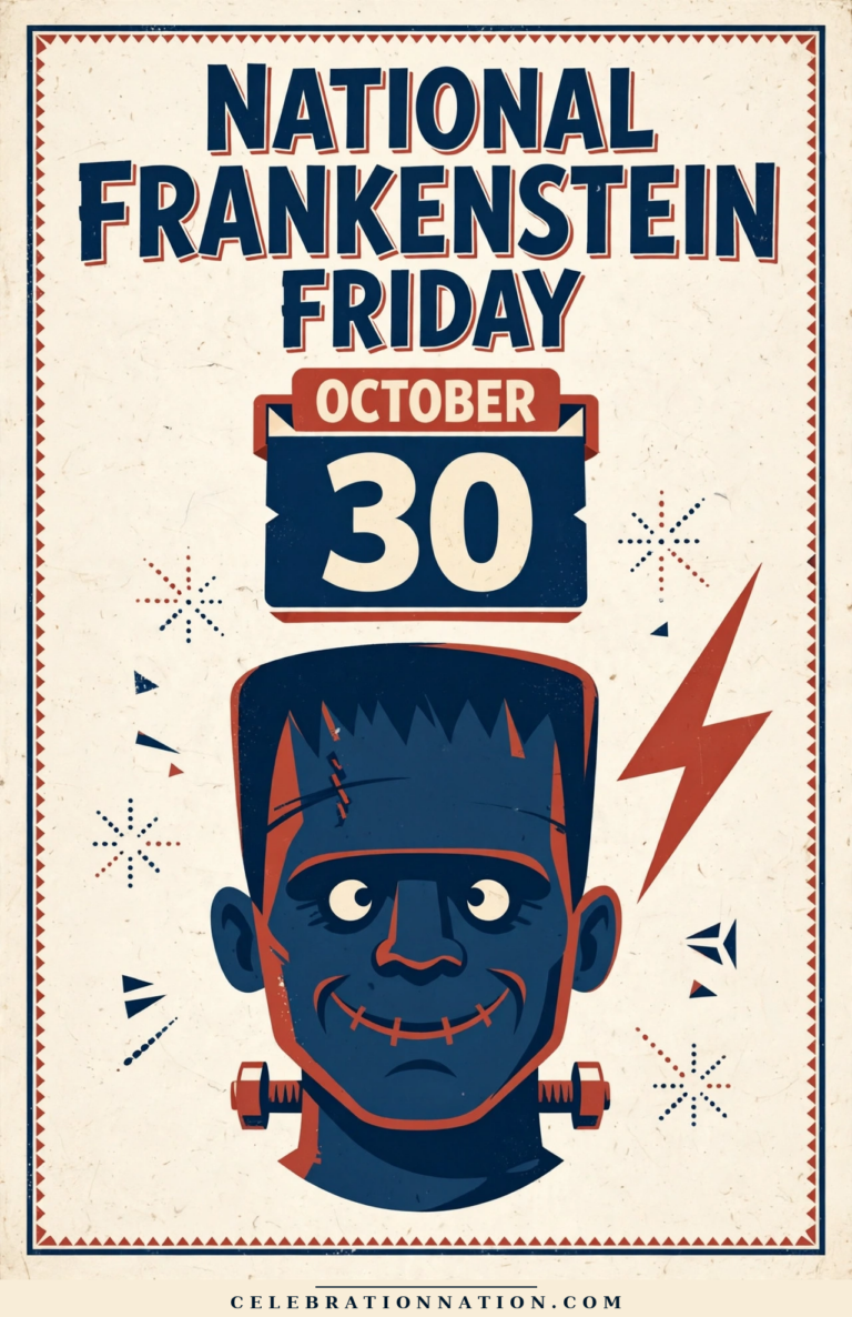 National Frankenstein Friday poster