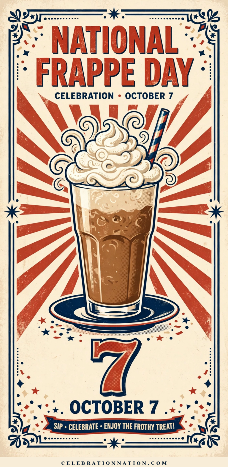 National Frappe Day poster