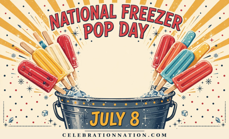 National Freezer Pop Day poster