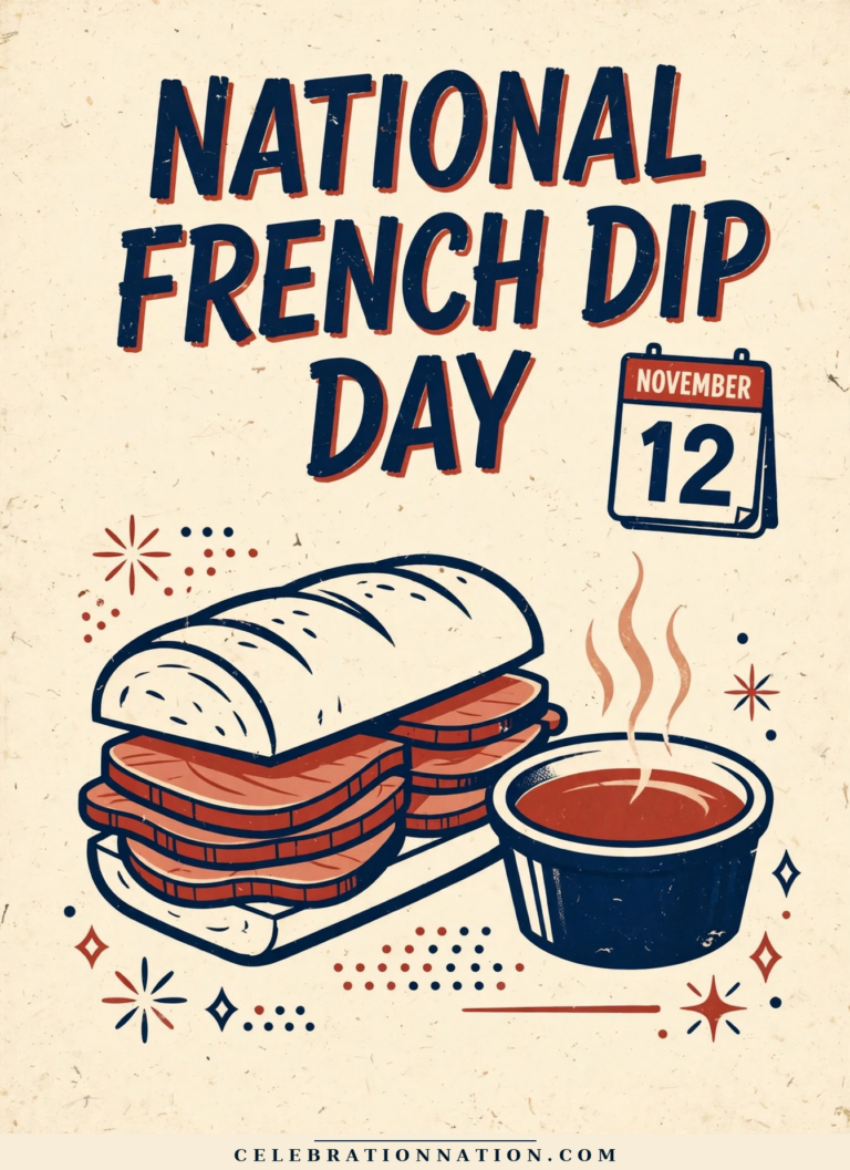 National French Dip Day poster