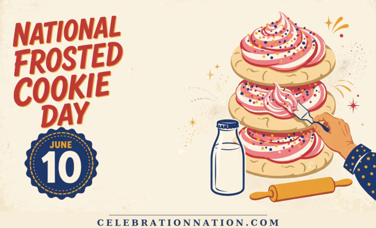 National Frosted Cookie Day poster