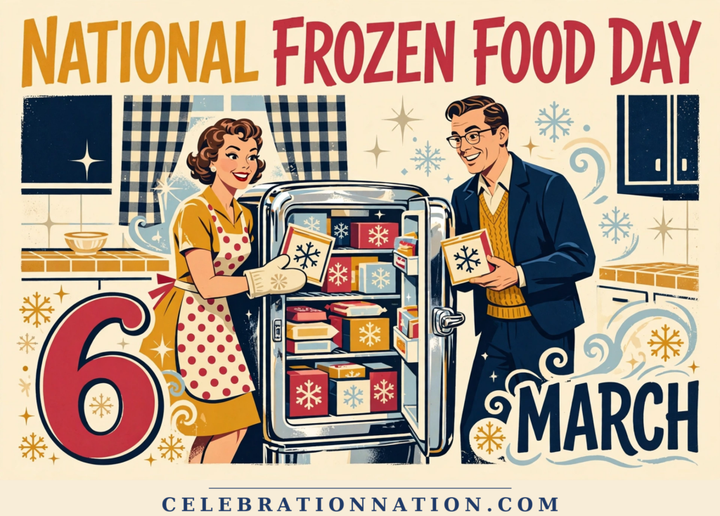 National Frozen Food Day poster