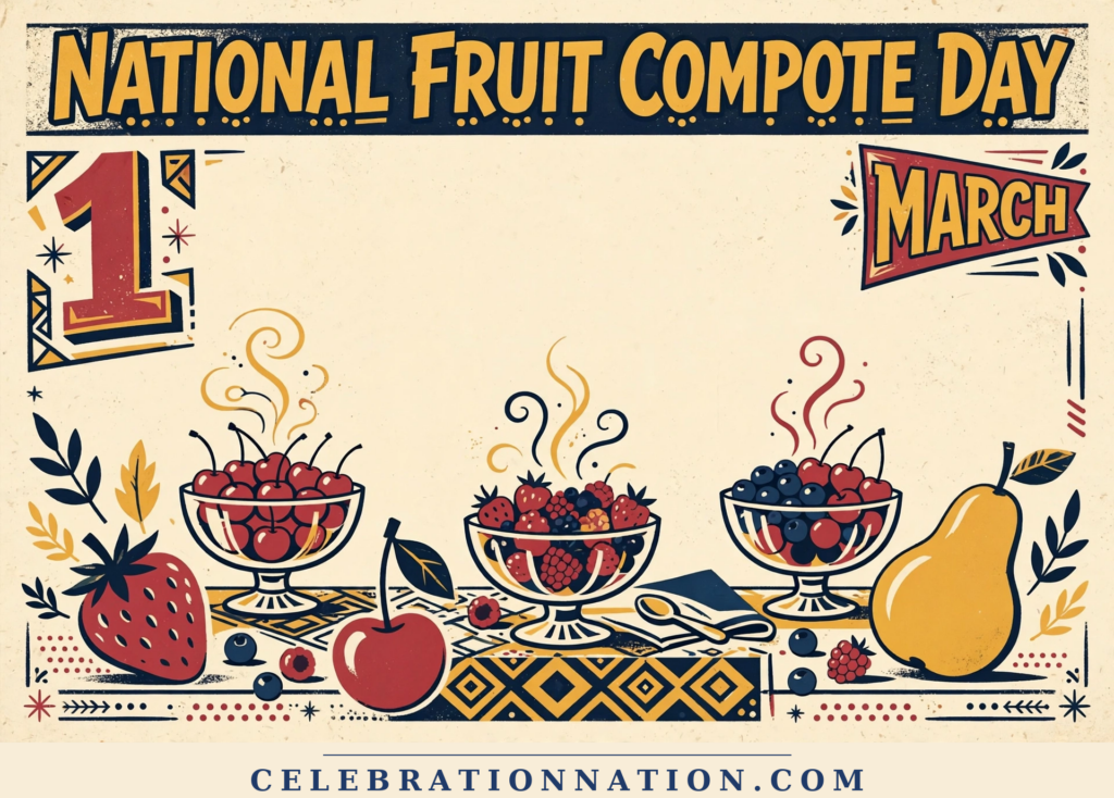 National Fruit Compote Day poster