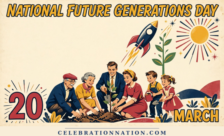 National Future Generations Day poster