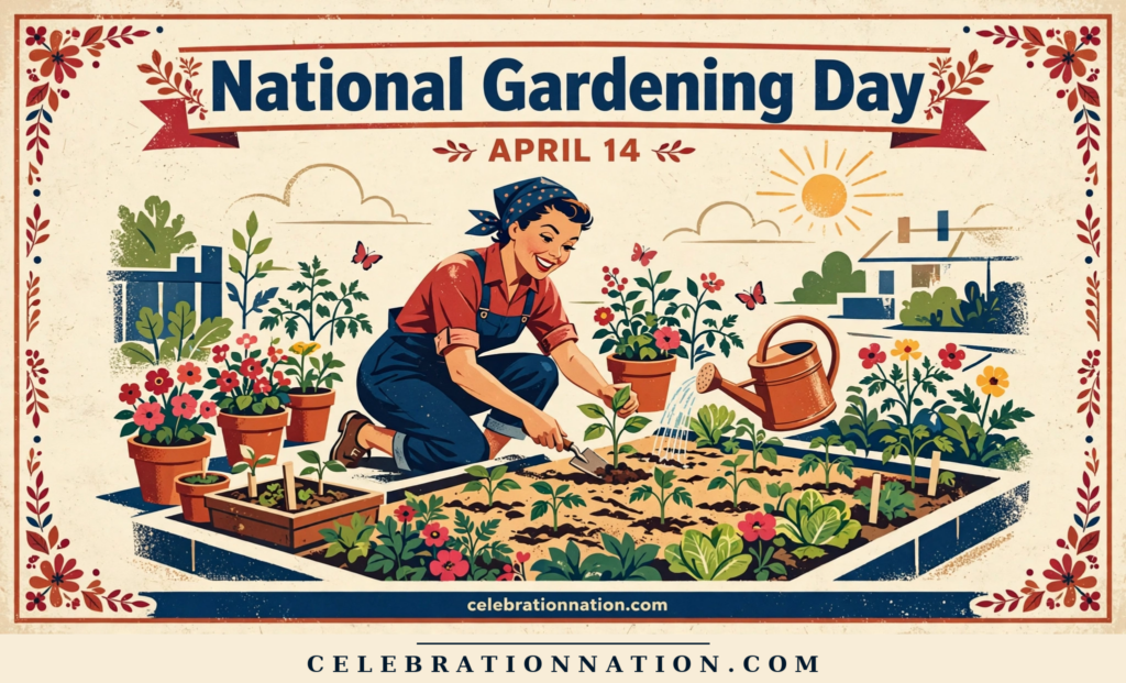 National Gardening Day poster