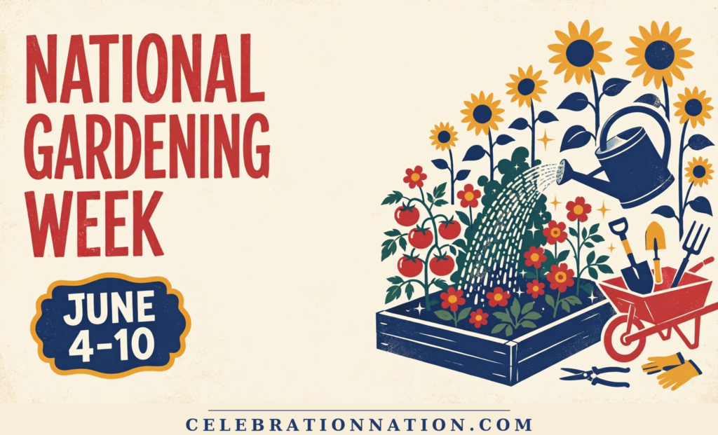 National Gardening Week poster
