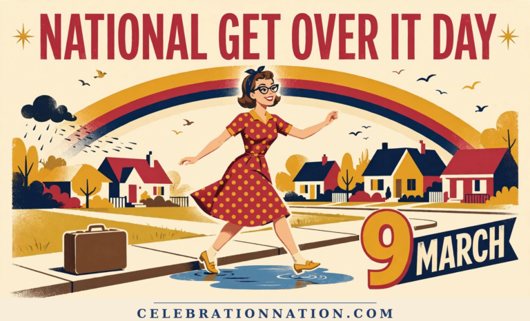 National Get Over It Day poster