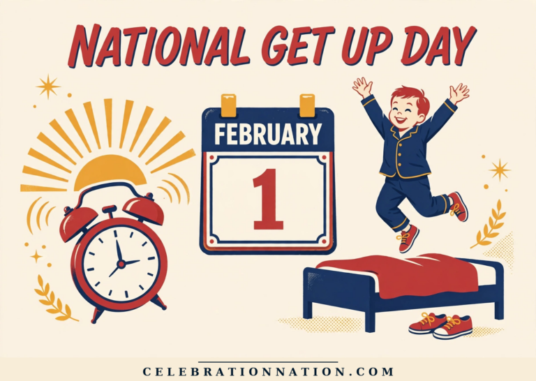 National Get Up Day poster