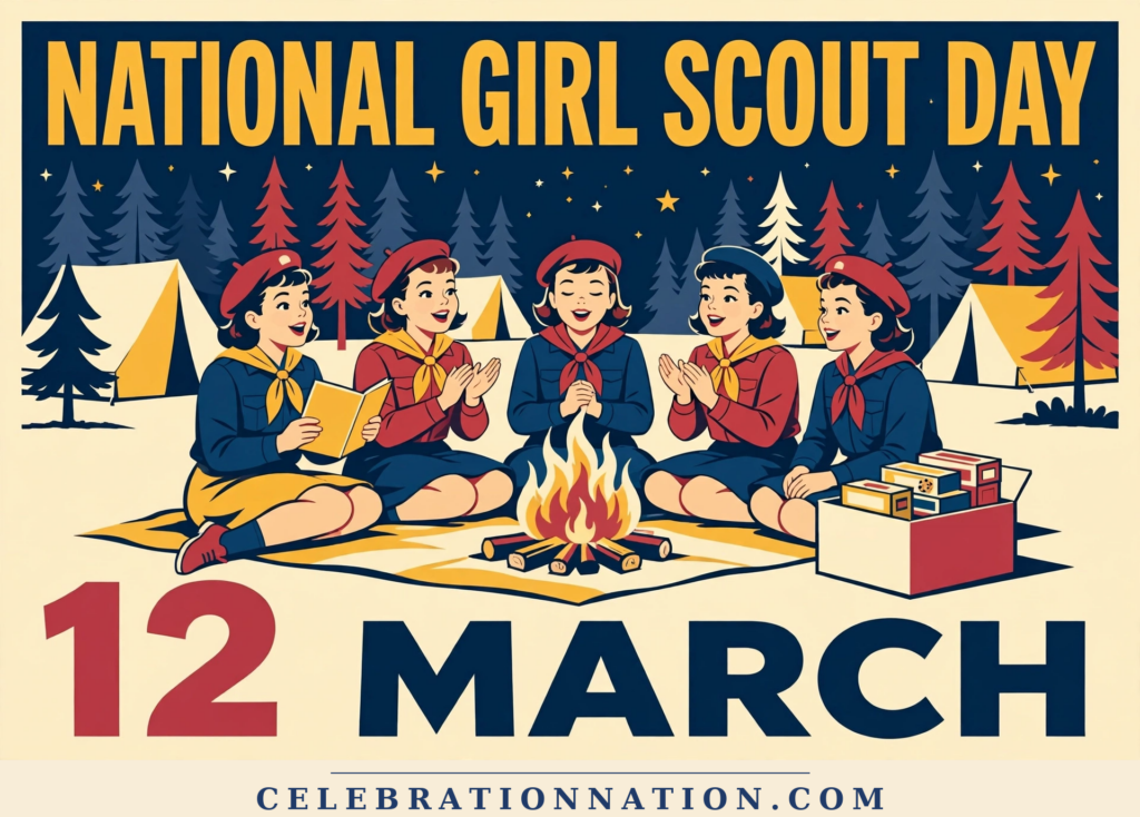 National Girl Scout Day poster