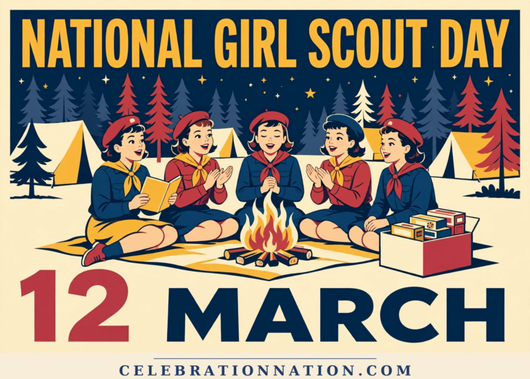 National Girl Scout Day poster