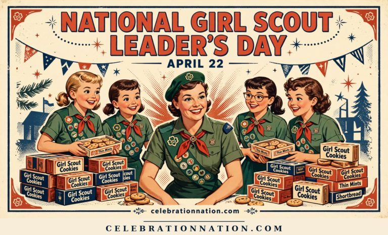 National Girl Scout Leader’s Day poster