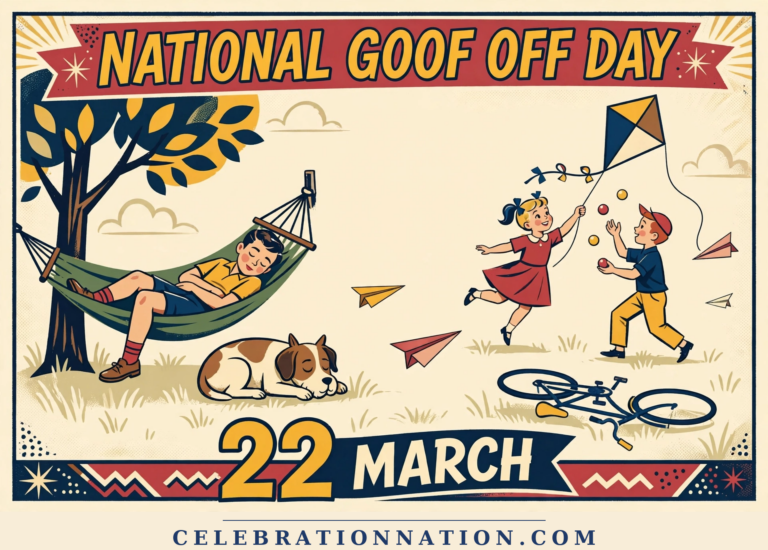 National Goof Off Day poster