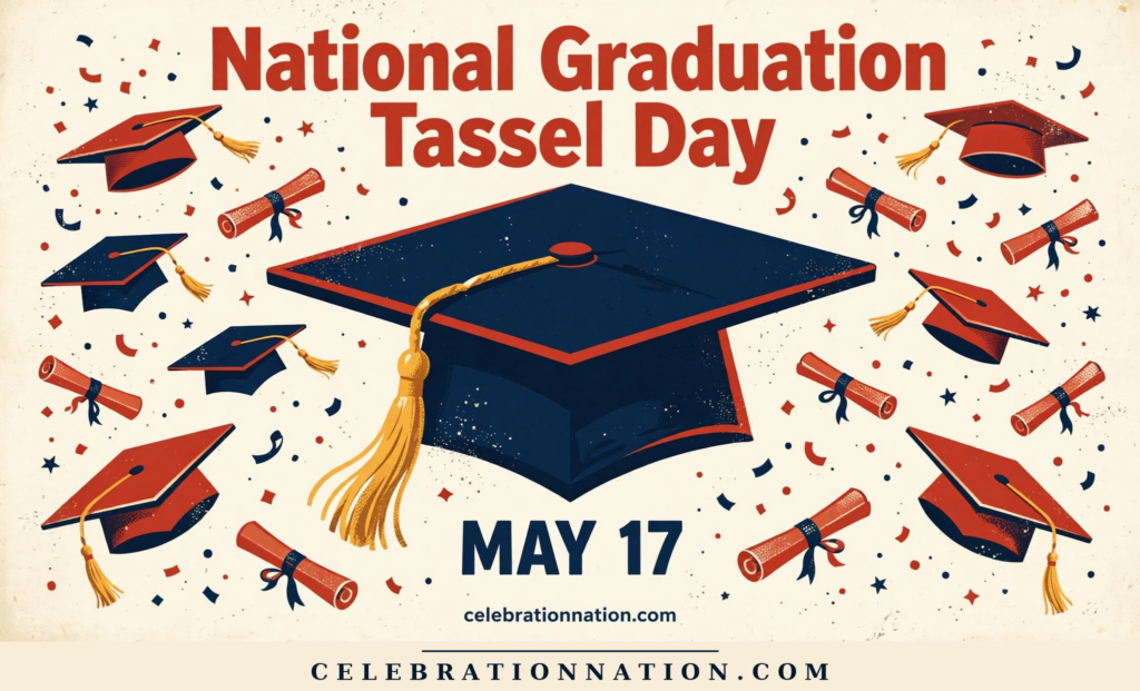 National Graduation Tassel Day illustration, MAY 17