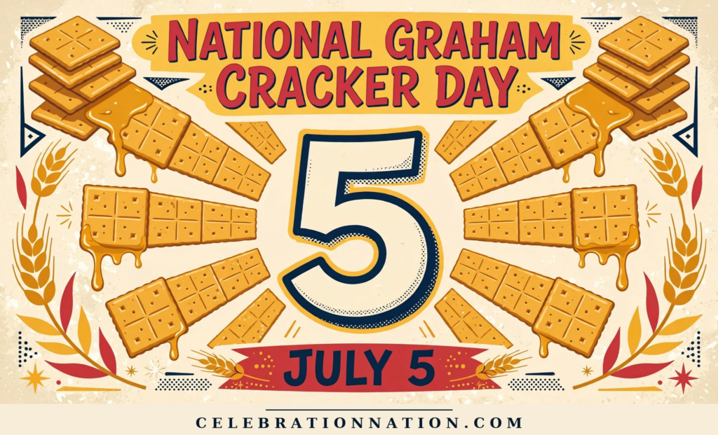 National Graham Cracker Day poster