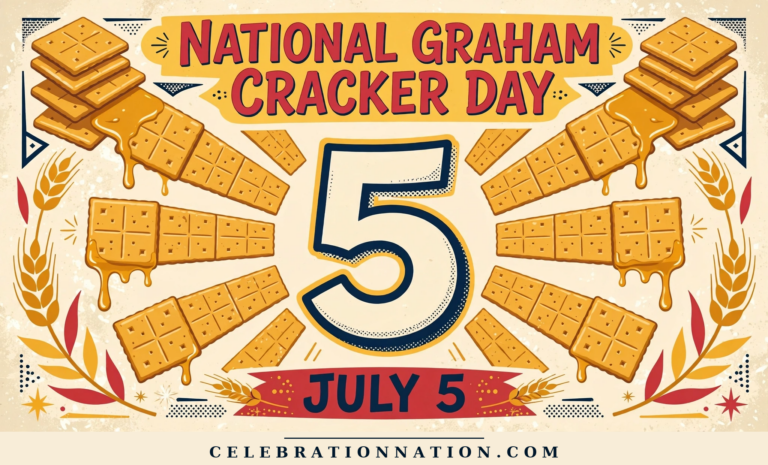 National Graham Cracker Day poster