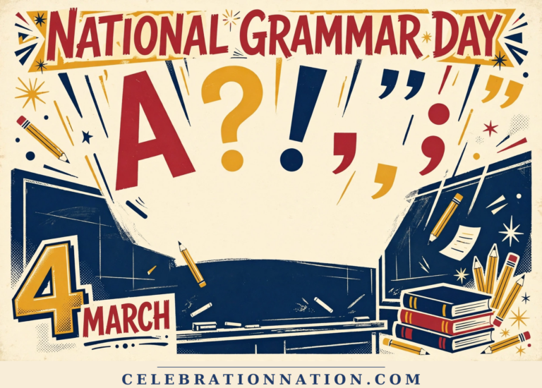 National Grammar Day poster