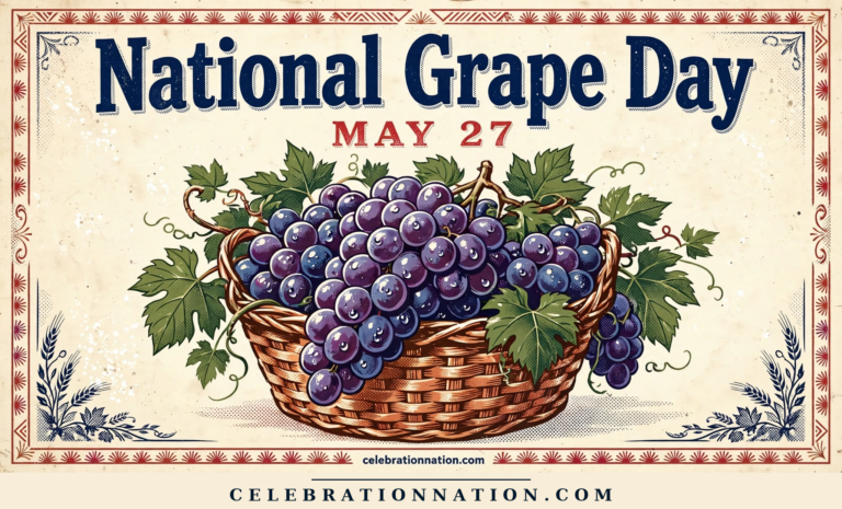 National Grape Day poster