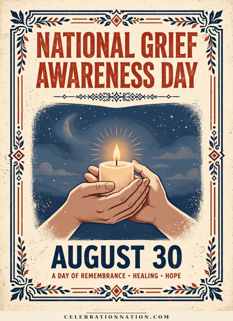 National Grief Awareness Day poster