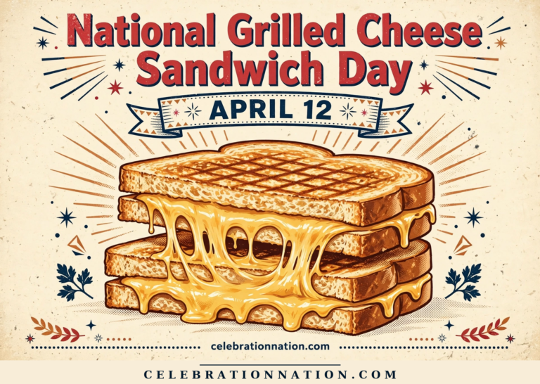 National Grilled Cheese Sandwich Day poster