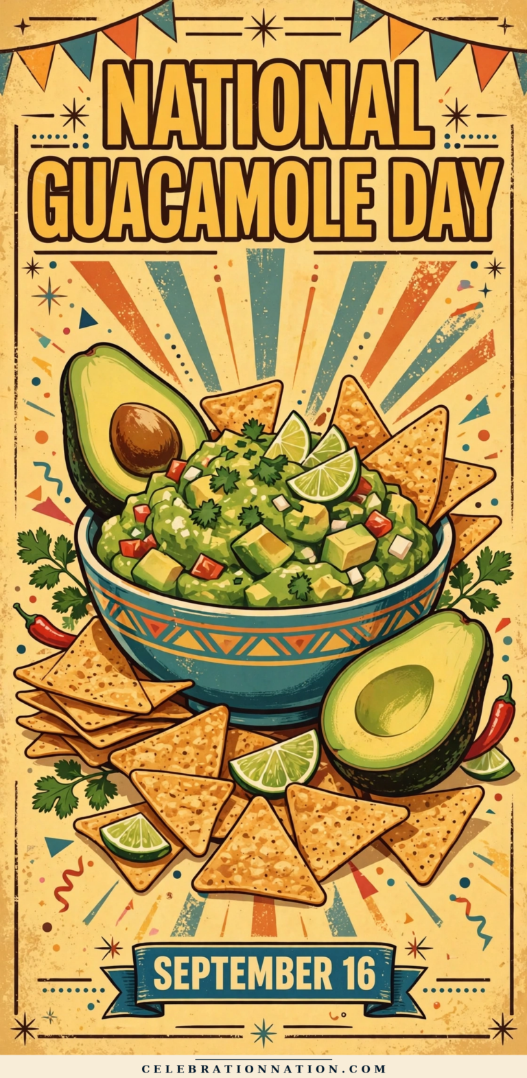 National Guacamole Day poster