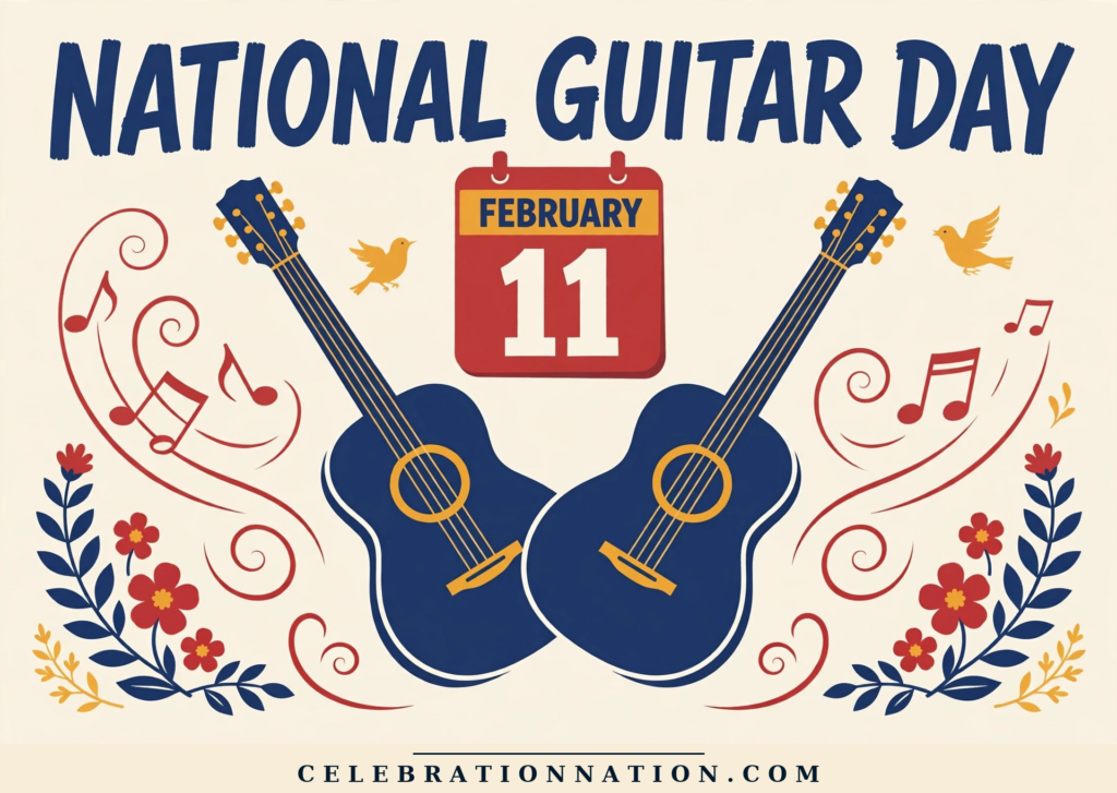 National Guitar Day poster